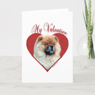 ChowChow min valentin Helgkort