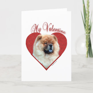 ChowChow min valentin Helgkort