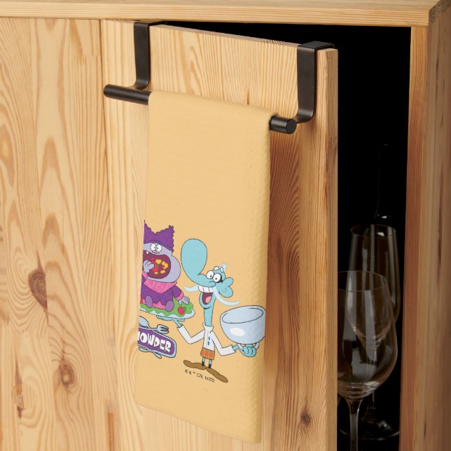 Chowder och Mung Daal Kökshandduk (Thirds Fold)