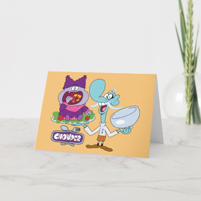 Chowder och Mung Daal Kort (Framsida)