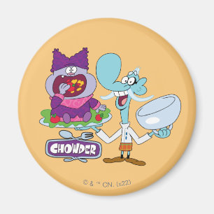 Chowder och Mung Daal Magnet
