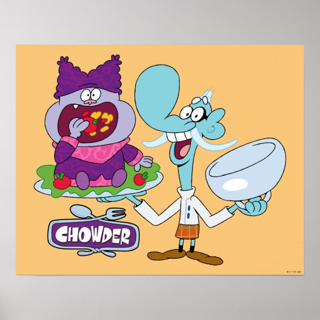 Chowder och Mung Daal Poster (Framsidan)
