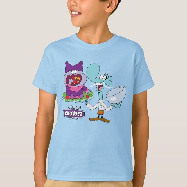 Chowder och Mung Daal T Shirt (Framsida)