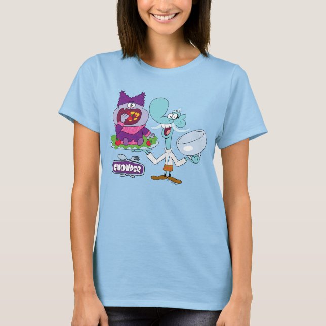Chowder och Mung Daal T Shirt (Framsida)