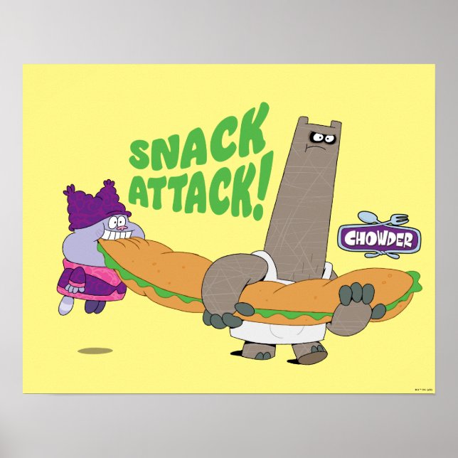 Chowder och Shnitzel Poster (Framsidan)