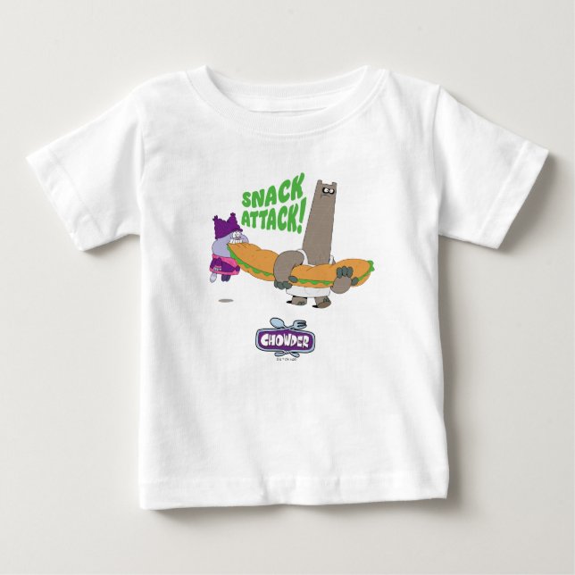 Chowder och Shnitzel T Shirt (Framsida)