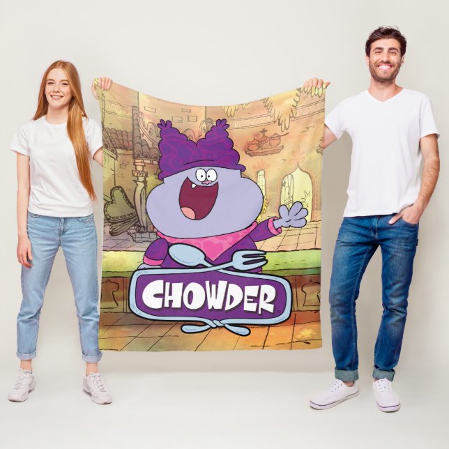 Chowder Wave Fleecefilt (På plats)