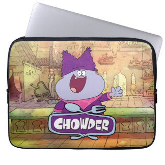 Chowder Wave Laptop Fodral