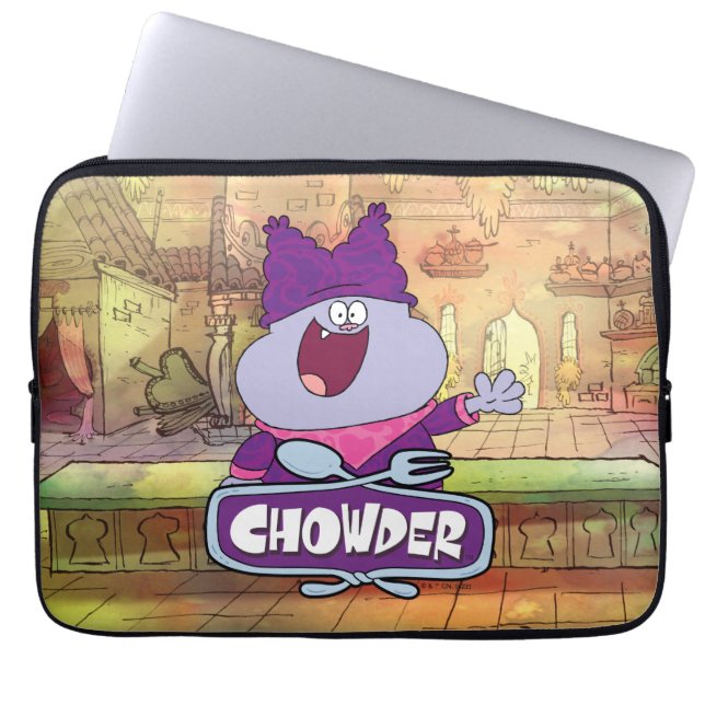 Chowder Wave Laptop Fodral (Framsidan)