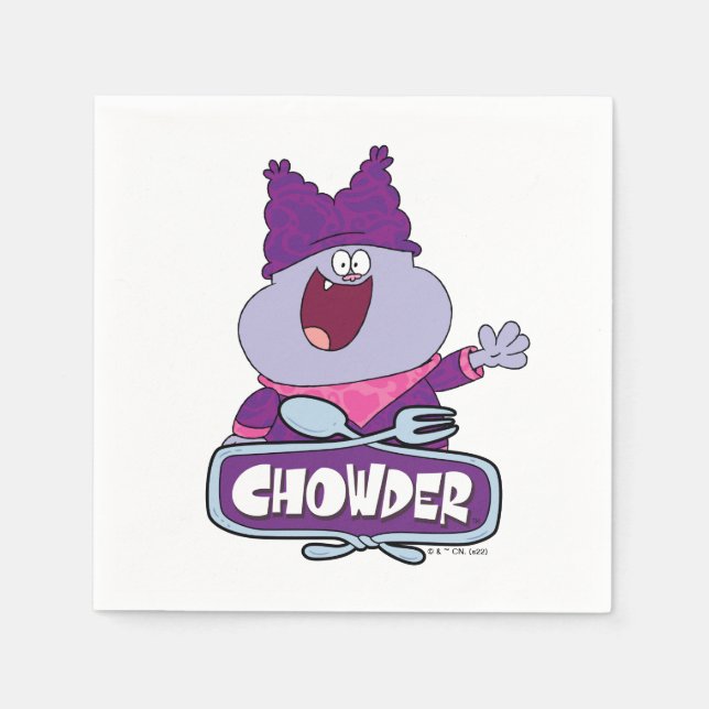 Chowder Wave Pappersservett (Framsidan)