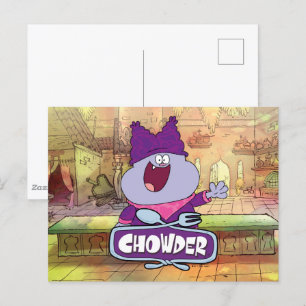 Chowder Wave Vykort
