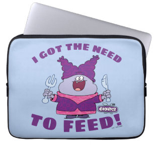 Chowder with Fork and Knivar Laptop Fodral
