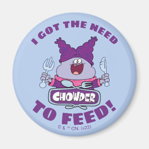 Chowder with Fork and Knivar Magnet