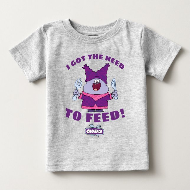 Chowder with Fork and Knivar T Shirt (Framsida)
