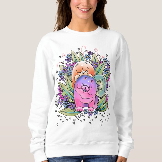 Chowskjortor för BINDI PLAYDATE väljer stil och T Shirt (Framsida)