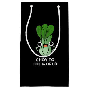 Choy to World Funny Veggie Pun Mörk BG