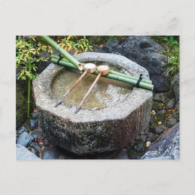 Chōzubachi in Ginkaku-ji Temple Vykort (Framsida)