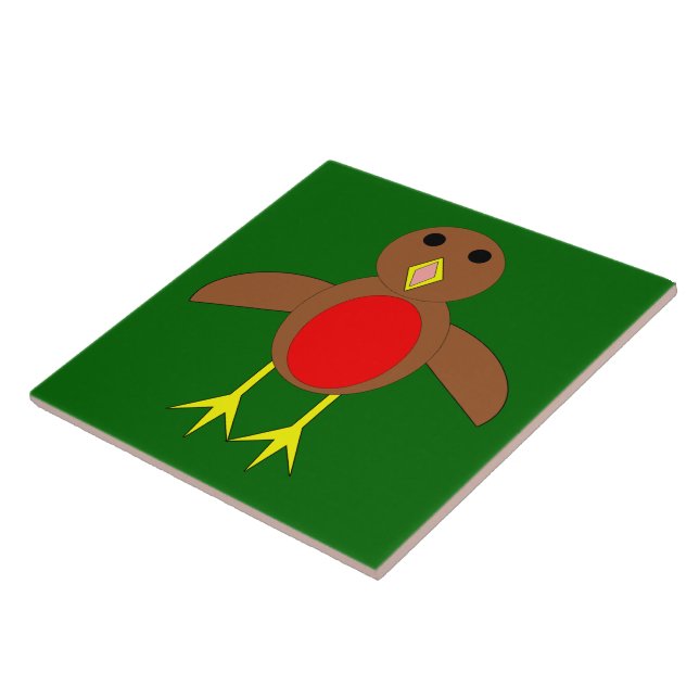 Chridtmas Robin Tile Kakelplatta (Sidan)