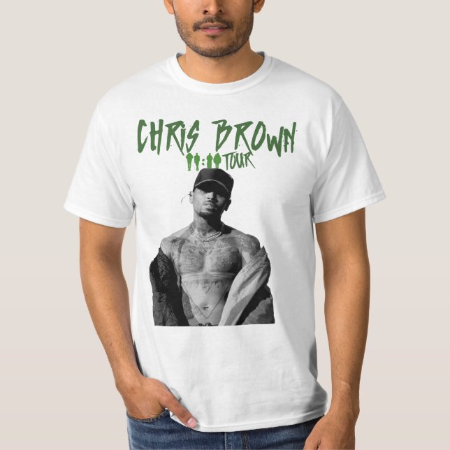 Chris 1111 Tour 2024 T-shirt Brown 2024 (Framsida)