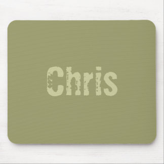Chris Army Grönt Mousepad Musmatta