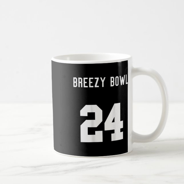 Chris Breezy 24 På Ryggen  Kaffemugg (Höger)
