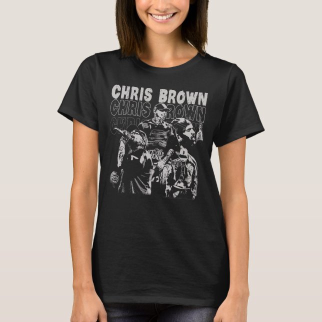 Chris Brown Bootleg B& T Shirt (Framsida)