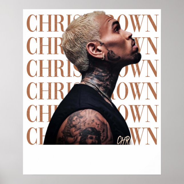 Chris Brown Text  Poster (Framsidan)