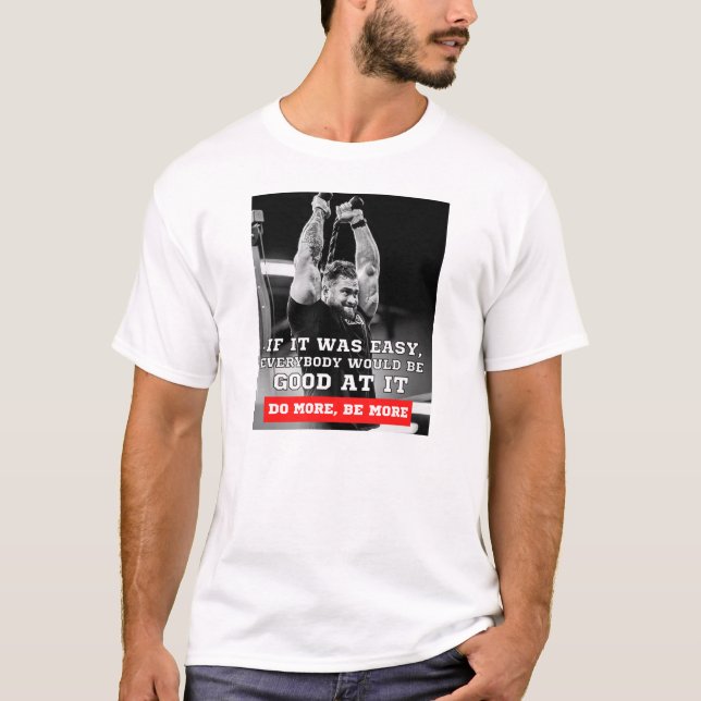 Chris Bumstead - CBUM Bodybuilding GYM-motivation T Shirt (Framsida)