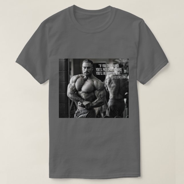 CHRIS BUMSTEAD CBUM - BODYBUILDING - MOTIVATION T SHIRT (Design framsida)
