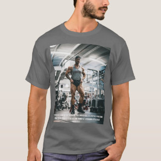 Chris Bumstead Gym Motivation Poster Wall Art T Shirt