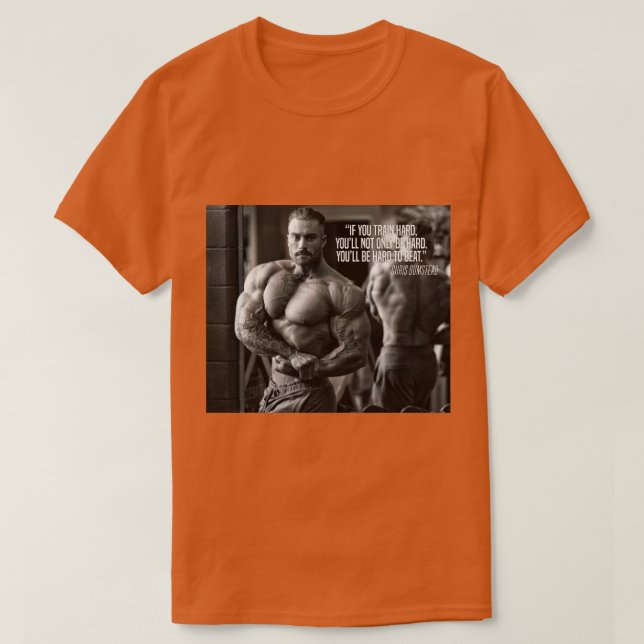 CHRIS BUMSTEAD - QUOTE - BODYBUILDING T SHIRT (Design framsida)