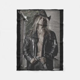 Chris Caffery Black & White Fleet Blanket Fleecefilt