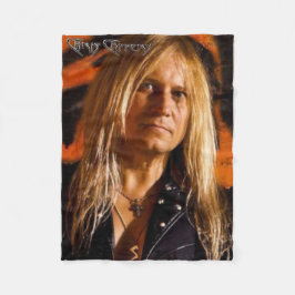 Chris Caffery Porträtt Färg Flexibel Blanket Fleecefilt