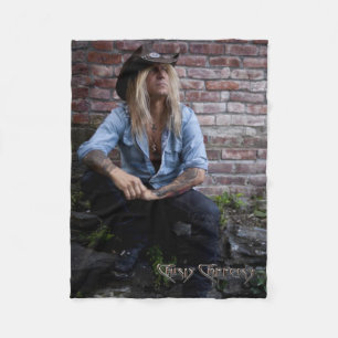 Chris Caffery Sitta efter Brick Wall Wall Fleecefilt