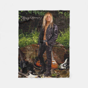Chris Caffery står med Guitars Fleece Blanket