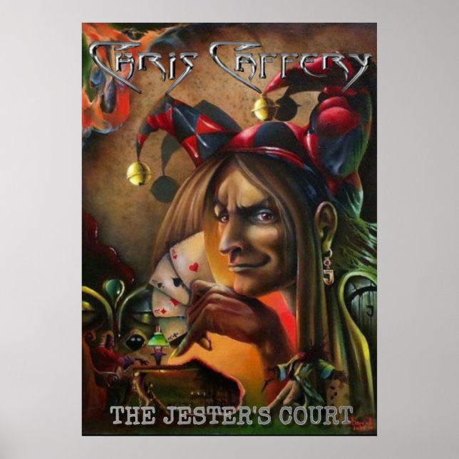 Chris Caffery - The Jester's Court Poster 20"x28" (Framsidan)