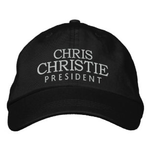Chris Christie 2012 Broderad Keps
