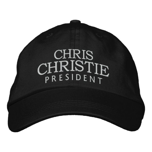 Chris Christie 2012 Broderad Keps (Framsida)