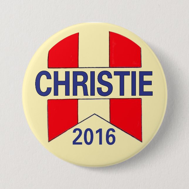 Chris Christie 2016 Knapp (Framsida)
