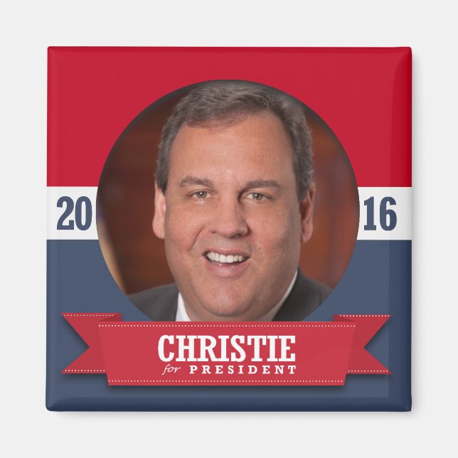 CHRIS CHRISTIE 2016 MAGNET (Framsidan)