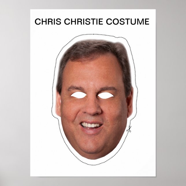 Chris Christie Costume Poster (Framsidan)