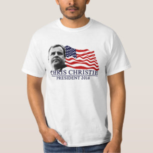Chris Christie för presidenten 2016 T-shirt