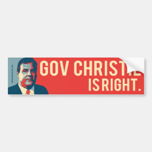 Chris Christie hopp Bildekal