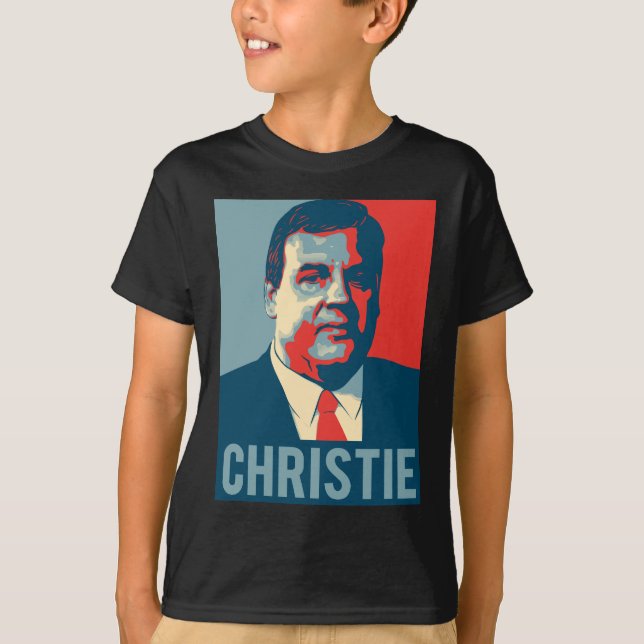 Chris Christie hopp T-shirt (Framsida)
