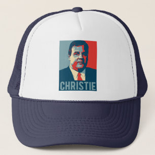 Chris Christie hopp Truckerkeps