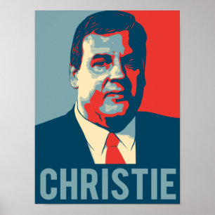 Chris Christie hoppaffisch Poster