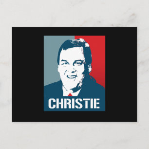 CHRIS CHRISTIE POSTER VYKORT