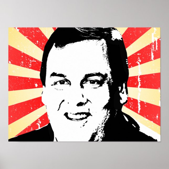 CHRIS CHRISTIE PROPAGANDA POSTER (Framsidan)