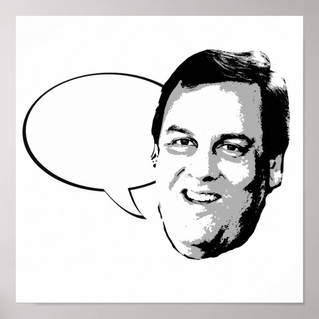 CHRIS CHRISTIE TALK BUBBLE -.png Poster (Framsidan)