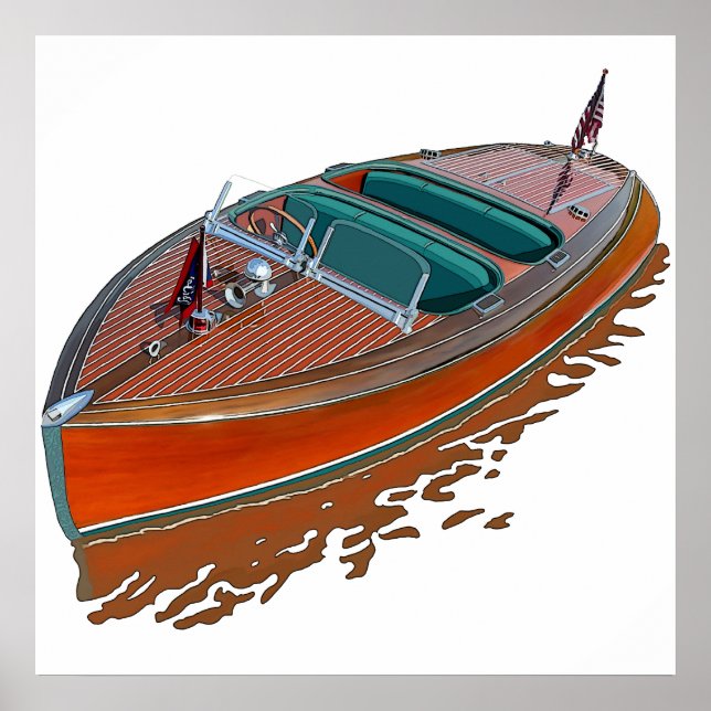 Chris-Craft Barrel Back Poster (Framsidan)